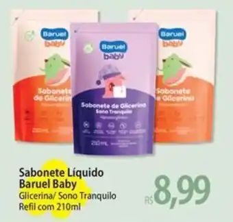 Sabonete liquido baruel baby glicerina sono tranquilo