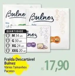 Atacadão Fralda descartável bulnez vários tamanhos oferta