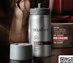 O Boticário Refil malbec desodorante colônia, oferta