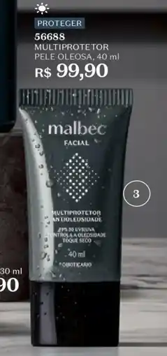O Boticário Multiprotetor pele oleosa, oferta
