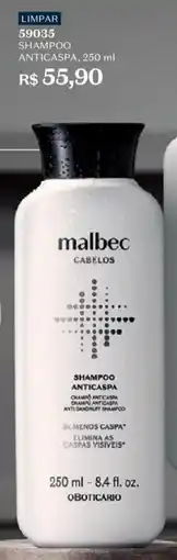 O Boticário Shampoo anticaspa, oferta
