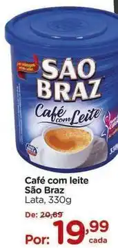 Carrefour São braz - café com leite oferta