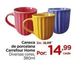 Carrefour Carrefour - caneca de porcelana oferta