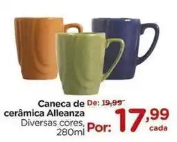 Carrefour De - caneca de cerâmica alleanza oferta