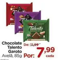 Carrefour Garoto - chocolate talento oferta