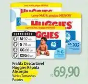 Atacadão Huggies - fralda descartável ràpida absorção oferta