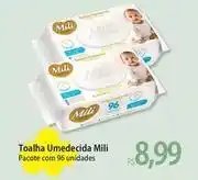 Atacadão Mili - toalha umedecida oferta