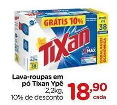 Carrefour Tixan ypê - lava-roupas em pó oferta