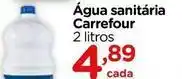 Carrefour Carrefour - água sanitária oferta
