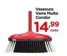 Carrefour Condor - vassoura varre muito oferta
