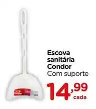 Carrefour Condor - escova sanitária oferta