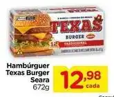 Carrefour Seara - hambúrguer texas burger oferta
