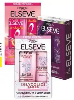 Carrefour L'oréal - kit shampoo + condicionador elseve oferta
