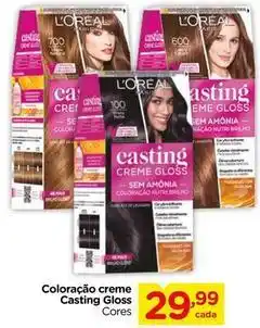 Carrefour L'oréal - coloração creme casting gloss oferta