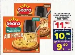 Roldão Seara - pizza air fryer mussarela ou calabresa oferta