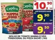 Roldão Cepêra - molho de tomate mamma d'oro tradicional ou pizza sache oferta