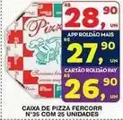Roldão Mais - caixa de pizza fercorr n°35 com 25 unidades oferta