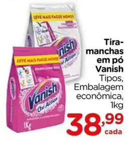 Carrefour Tira-manchas em pó Vanish Tipos oferta