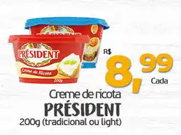 Cometa Supermercados Creme de ricota prédident oferta