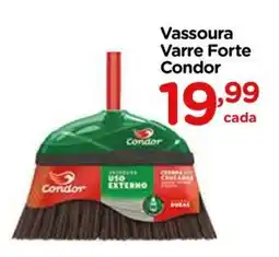 Carrefour Vassoura Forte Varre Forte Condor oferta