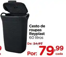Carrefour Cesto de roupas reyplast 60 litros oferta