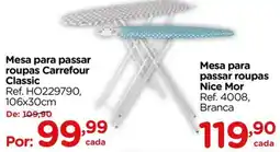 Carrefour Mesa para passar roupas Carrefour Classic oferta
