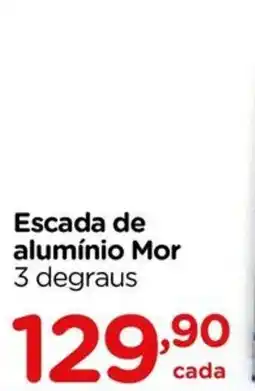Carrefour Escada de alumínio mor 3 degraus oferta
