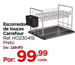Carrefour Escorredor de louças Carrefour oferta