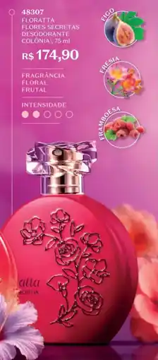 O Boticário Floratta flores secretas desodorante colônia oferta