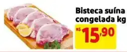 Mercado Extra Bisteca suína congelada oferta