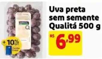 Mercado Extra Uva preta sem semente oferta