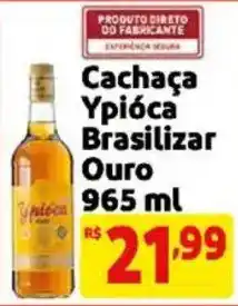 Mercado Extra Cachaça Ypióca Brasilizar Ouro oferta