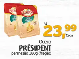 Cometa Supermercados Queijo président oferta
