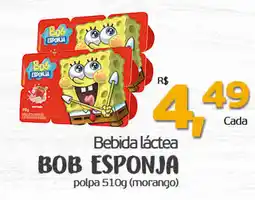 Cometa Supermercados Bebida láctea bob esponja oferta