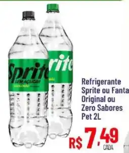 Max Atacadista Refrigerante Sprite ou Fanta Original ou Zero Sabores oferta