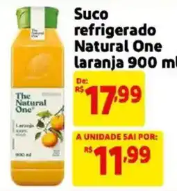 Mercado Extra Suco refrigerado Natural One laranja oferta