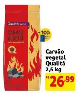Mercado Extra Carvão vegetal Qualitatá oferta