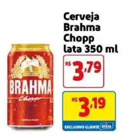 Mercado Extra Cerveja Brahma Chopp oferta