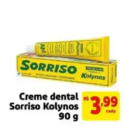 Mercado Extra Creme dental Sorriso Kolynos oferta