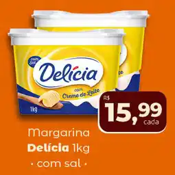 Cometa Supermercados Margarina Delícia 1kg oferta