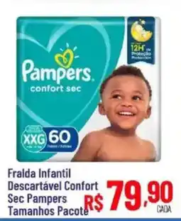 Max Atacadista Fralda infantil descartável confort sec pampers oferta
