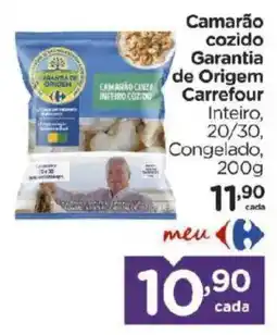 Carrefour Bairro Camarão cozido Garantia de Origem Carrefour oferta