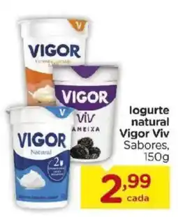 Carrefour Bairro logurte natural vigor viv sabores oferta