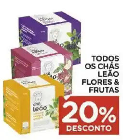 Carrefour Bairro Todos os chás leão flores & frutas oferta