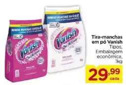 Carrefour Bairro Tira-manchas em pó Vanish Tipos oferta