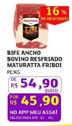 Assaí Atacadista bife ancho bovino resfriado maturatta friboi oferta