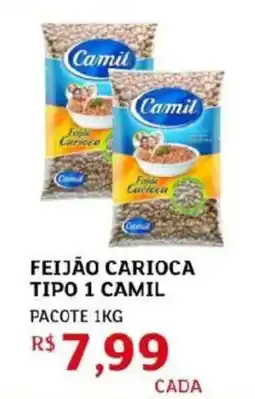 Assaí Atacadista feijão carioca tipo 1 camil oferta