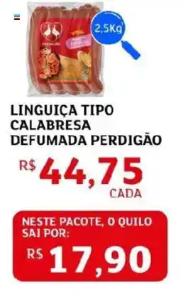 Assaí Atacadista linguiça tipo calabresa defumada perdigão oferta