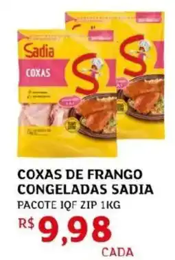 Assaí Atacadista Coxas de frango congeladas sadia oferta