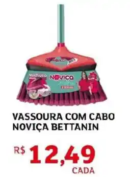 Assaí Atacadista vassoura com cabo noviça bettanin oferta
